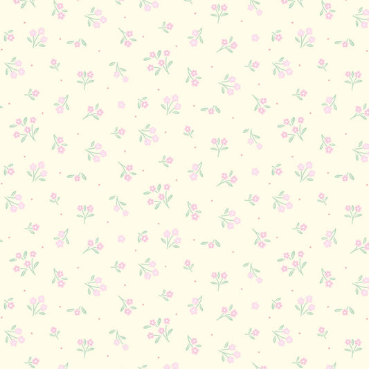 Ditsy Dance - Dark Cream