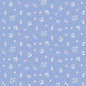 Ditsy Dance- Dusky Mid Blue
