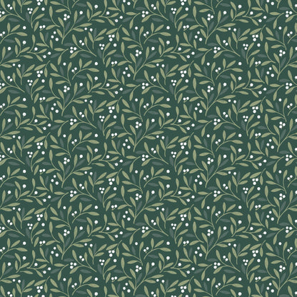 Mistletoe Charms - deep forest green (pearlescent)