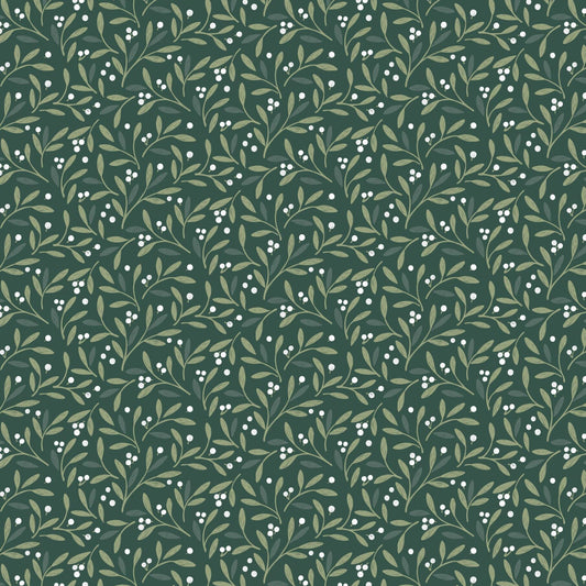 Mistletoe Charms - deep forest green (pearlescent)