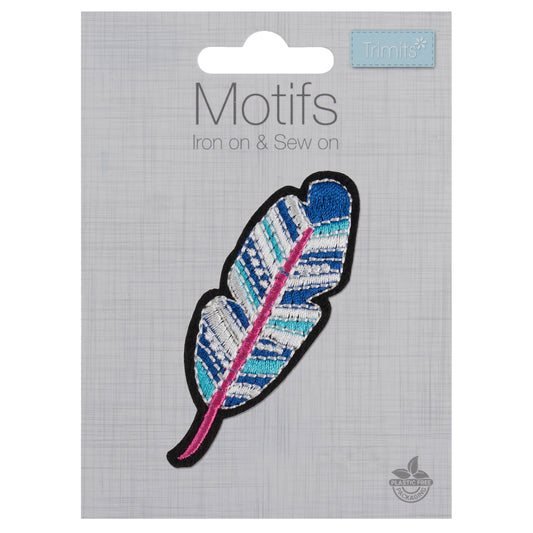 Iron on Motif: Feather