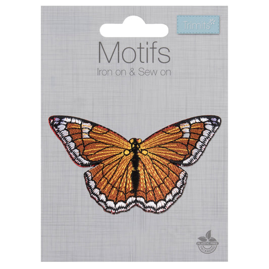 Iron on Motif: Orange Butterfly