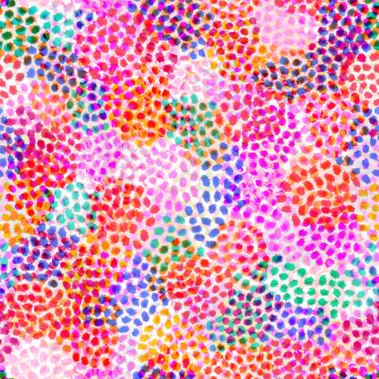 Pink Chroma Dots - Rayon