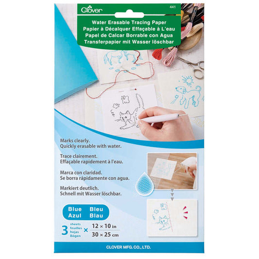Tracing Paper: Water Erasable