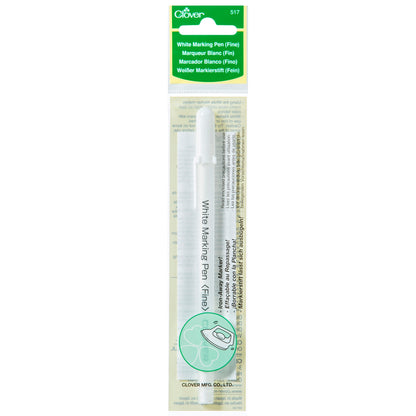 Fine Fabric Marker: White