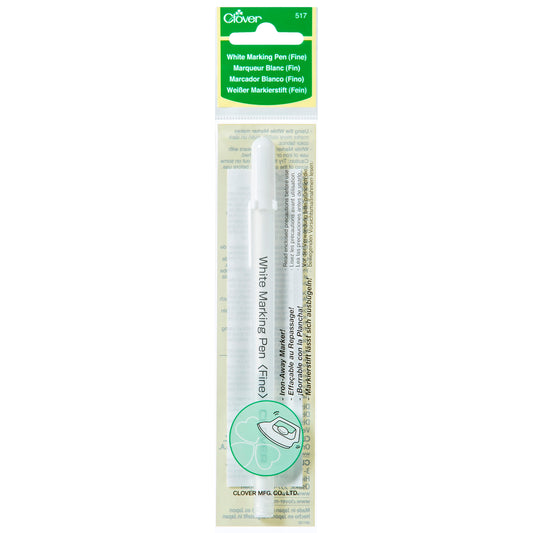 Fine Fabric Marker: White