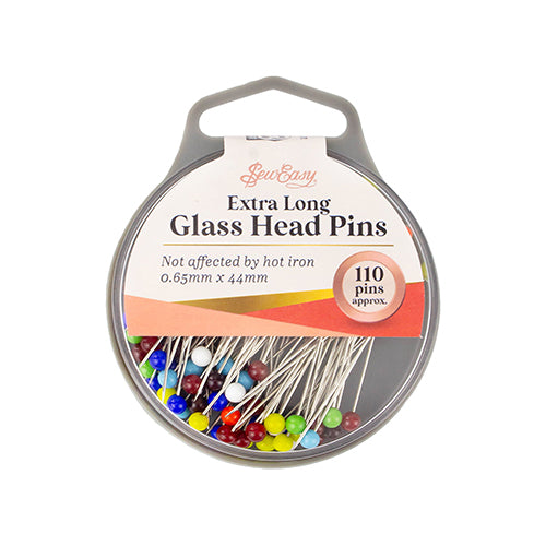 Extra Long Glass Head Pins