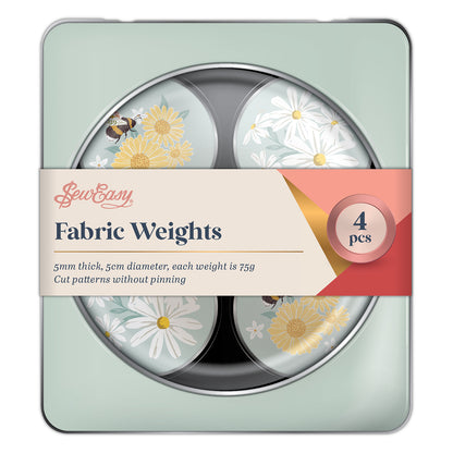 Daisy Fabric Weights: Pack of 4
