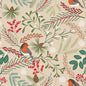 Robin on dark cream - Flannel