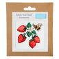 Mini Counted Cross Stitch Kit: Strawberries