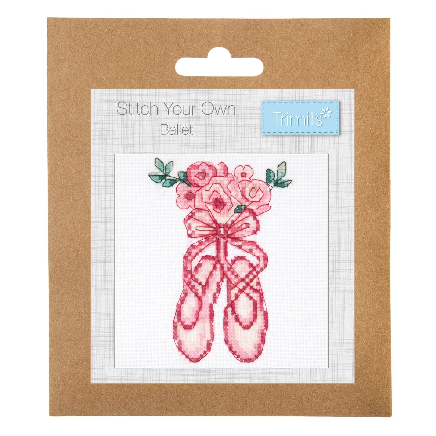 Mini Counted Cross Stitch Kit: Ballet