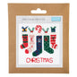 Mini Counted Cross Stitch Kit: Stockings