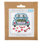 Mini Counted Cross Stitch Kit: Love