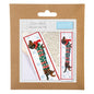 Counted Cross Stitch Bookmark: Silly Sausage