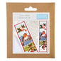 Counted Cross Stitch Bookmark: Robin