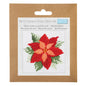 Mini Counted Cross Stitch: Poinsettia