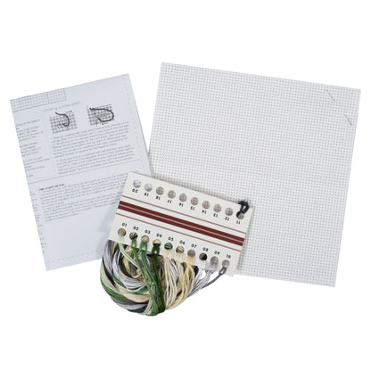 Mini  Counted Cross Stitch Kit: Hydrangea