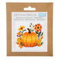 Mini Counted Cross Stitch Kit: Pumpkin