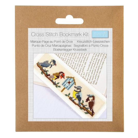 Counted Cross Stitch Bookmark: Bird