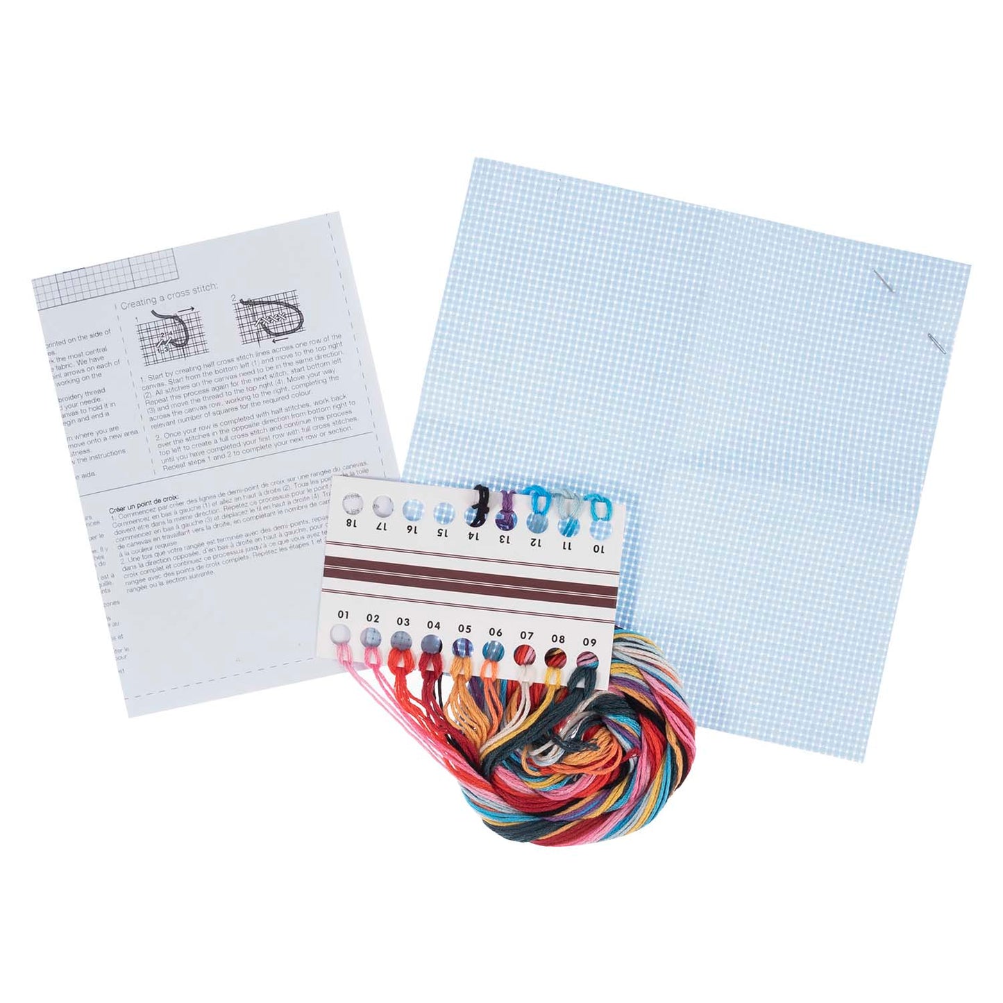 Mini Counted Cross Stitch Kit: Mermaid