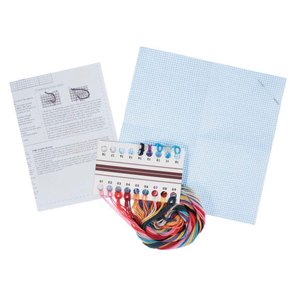 Mini Counted Cross Stitch Kit: Mermaid