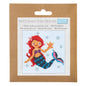 Mini Counted Cross Stitch Kit: Mermaid
