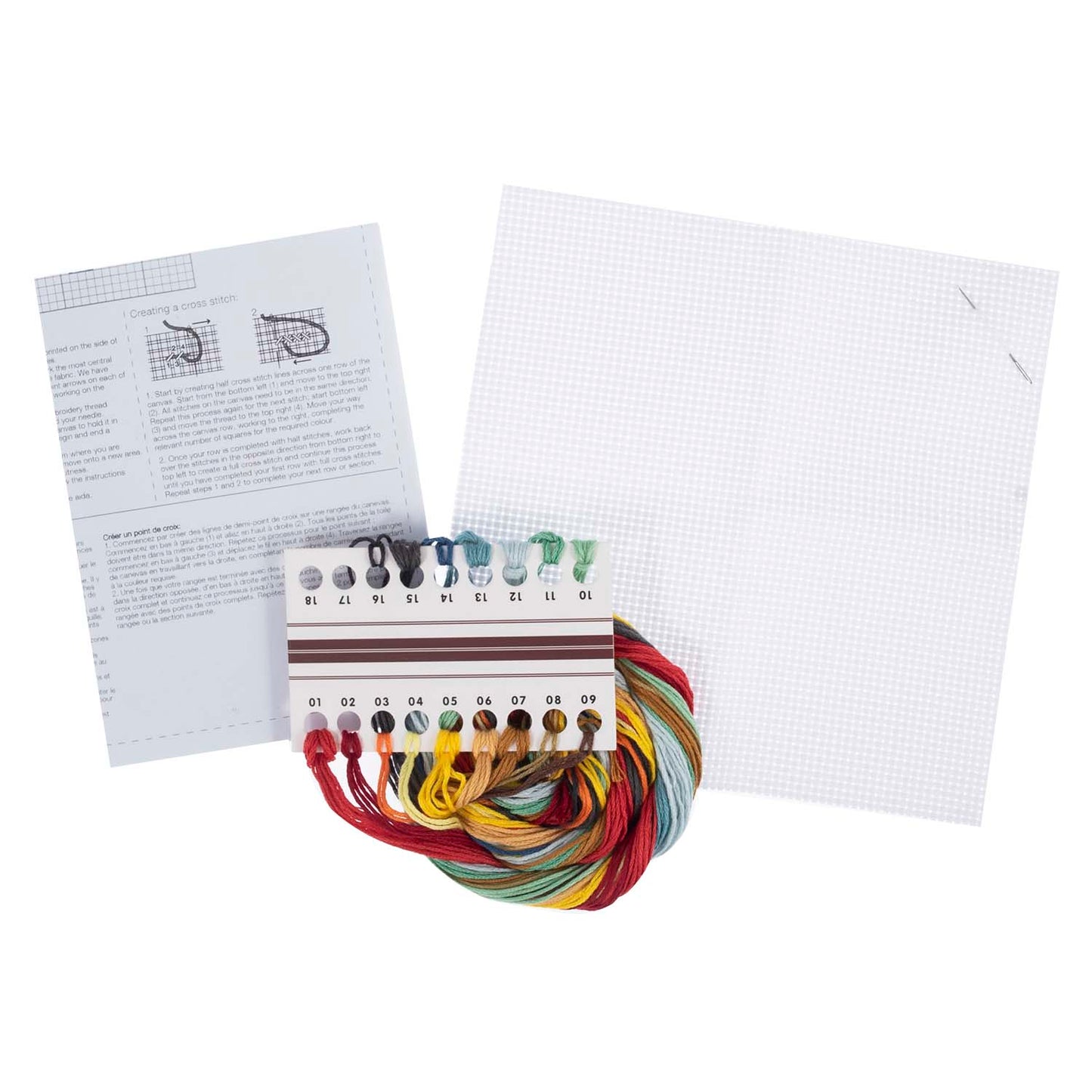Mini Counted Cross Stitch Kit: Toy Shop