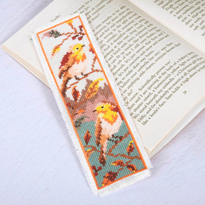 Counted Cross Stitch Bookmark: Tweet