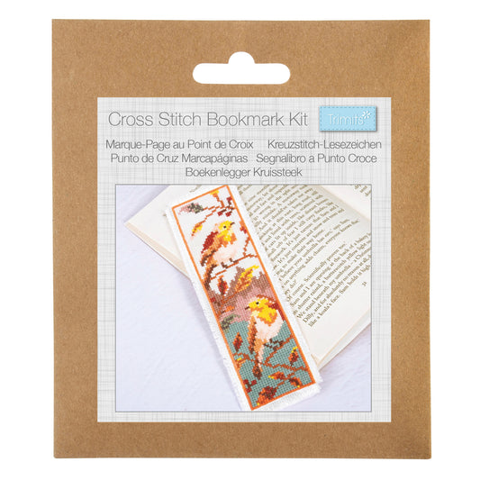 Counted Cross Stitch Bookmark: Tweet
