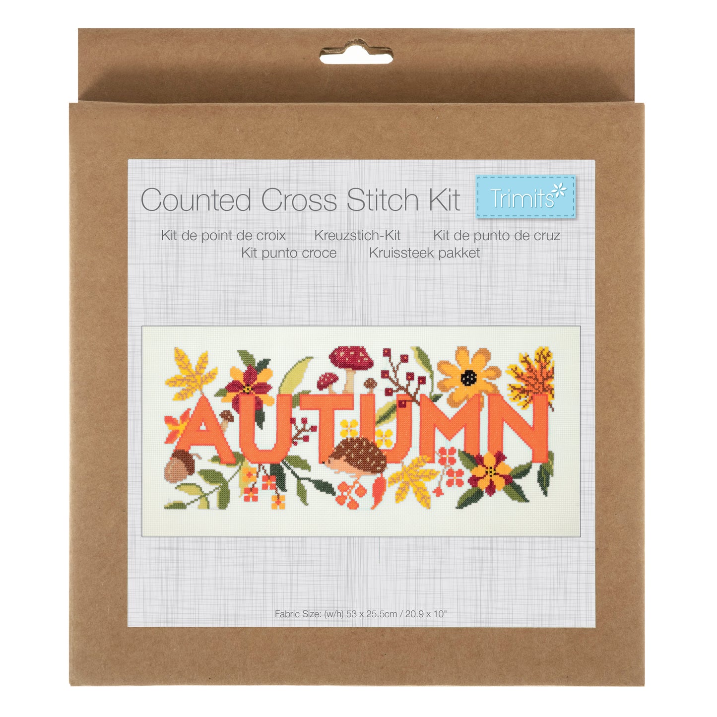 Large Counted Cross Stitch Kit: Autumn