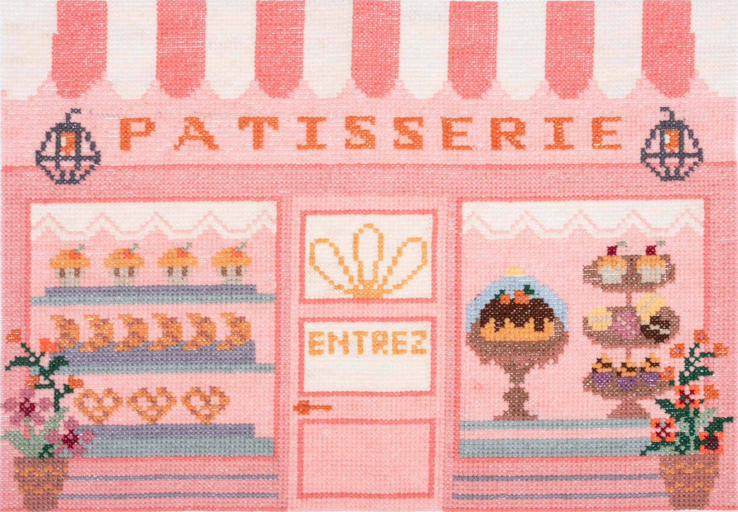 Large Counted Cross Stitch Kit: Patisserie