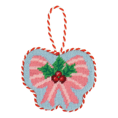 Half Stitch / Tapestry Decoration Kit: Christmas Bow