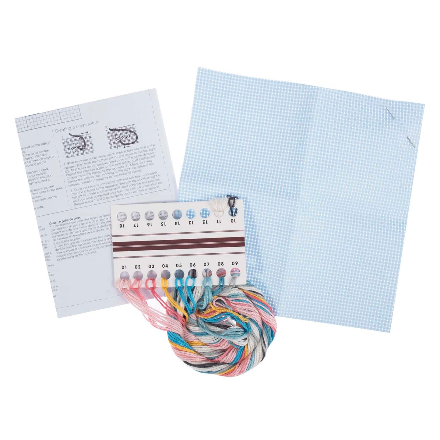 Mini Counted Cross Stitch Kit: Polar Bear