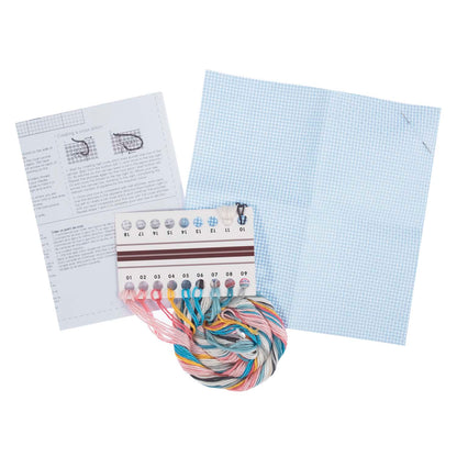 Mini Counted Cross Stitch Kit: Polar Bear