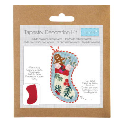 Half Stitch / Tapestry Decoration Kit: Christmas Stocking