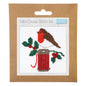 Mini Counted Cross Stitch Kit: Robin