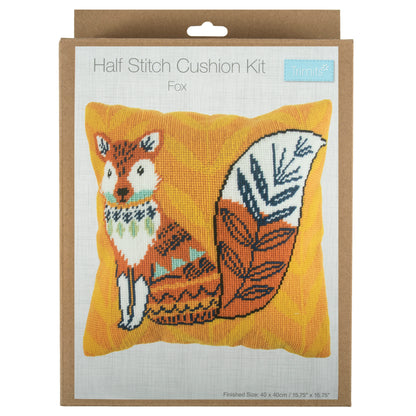 Half Stitch/Tapestry Cushion Kit - Fox