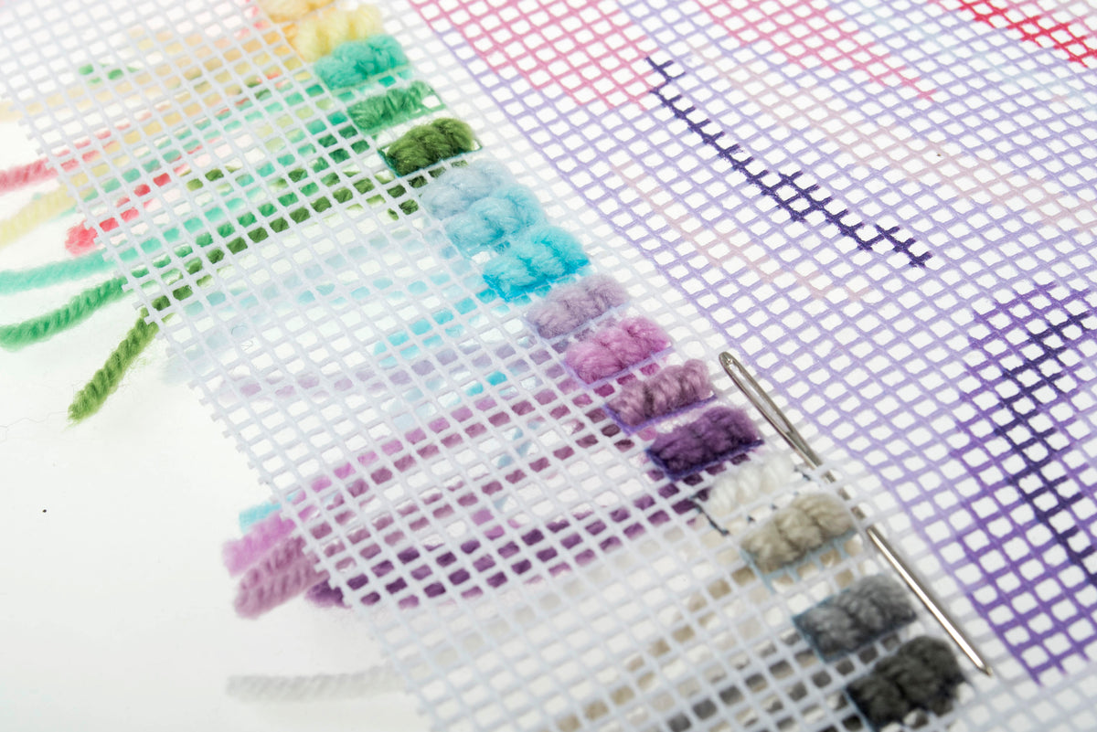 Half Stitch/Tapestry Cushion Cover -  Unicorn