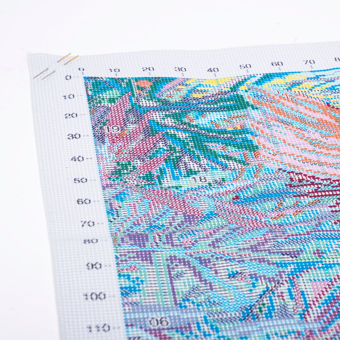 Large Printed Cross Stitch Kit: Parrot