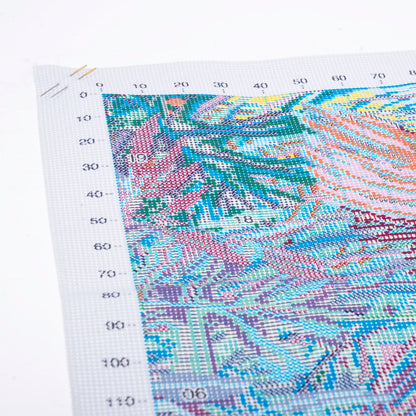 Large Printed Cross Stitch Kit: Parrot