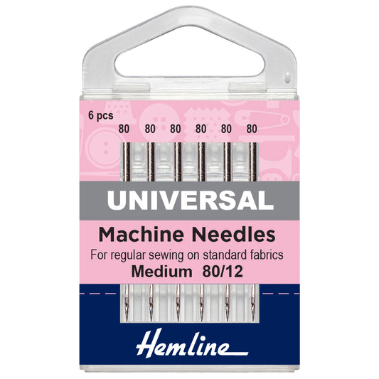 Sewing Machine Needles: Universal: Medium 80(12)