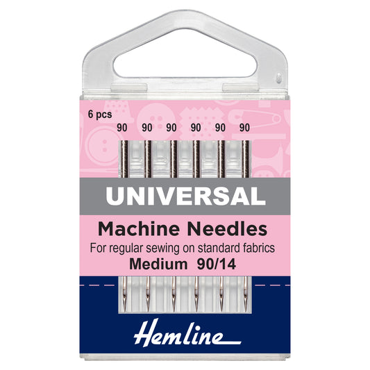 Sewing Machine Needles: Universal: Medium/Heavy 90(14)