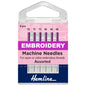 Hemline Sewing Machine Needles: Embroidery: Mixed