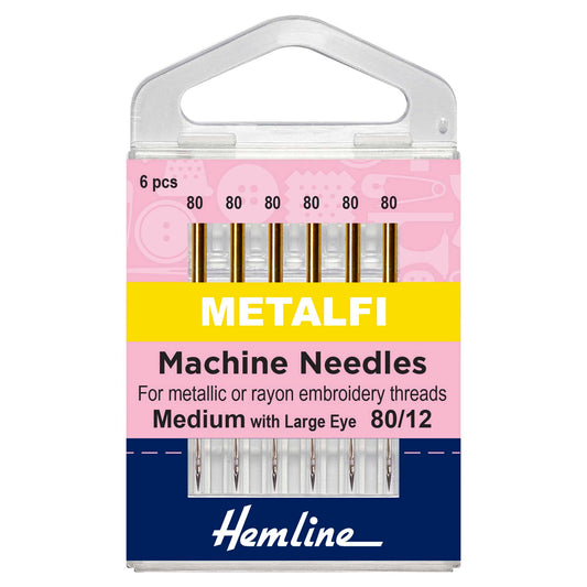 Sewing Machine Needles: Metalfil 80(12)