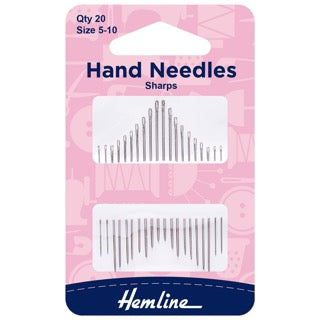 Hand Sewing Needles: Sharps: Size 5-10