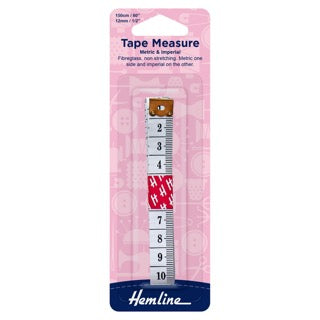 Tape Measure: Metric and Imperial: 150cm