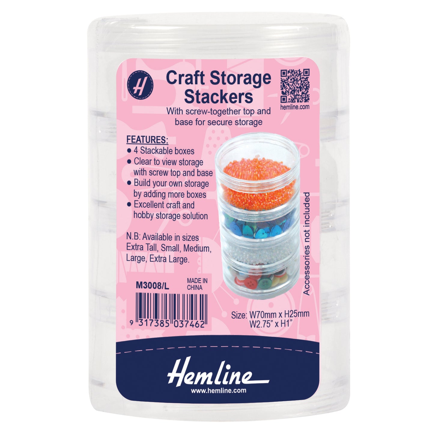 Craft Storage Stackers: Large