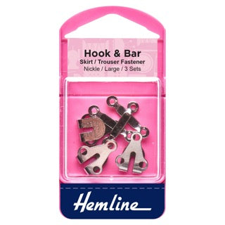 Large Hook and Bar: Pack of 3