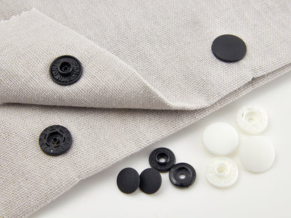 Tool-Less Plastic Snap Fasteners: 9mm