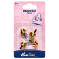 Bag Feet: 15mm: Gold: 4 Pieces